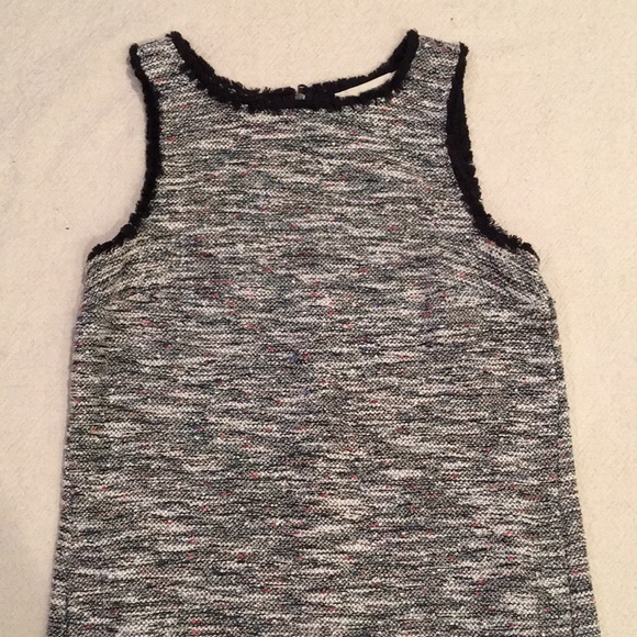 ❤️3/$25❤️ Loft | EUC Textural Tank Dress XS - Picture 3 of 10